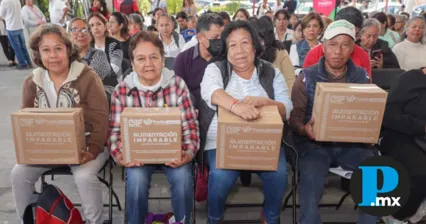 El Gobierno Municipal entregó 798 apoyos alimentarios a pobladores de la junta auxiliar San Baltazar Campeche
