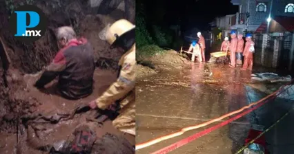 Ascienden a cinco muertos y once desaparecidos por deslaves en la Sierra Norte de Puebla