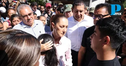 Sheinbaum y Armenta recorren Huauchinango; prometen apoyo total