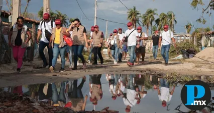 Este lunes dio inicio en Huauchinango y La Ceiba el Censo Bienestar que busca cuantificar daños y proveer apoyos a familias afectadas por las lluvias.