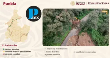 En el estado de Puebla hay 29 localidades incomunicadas 