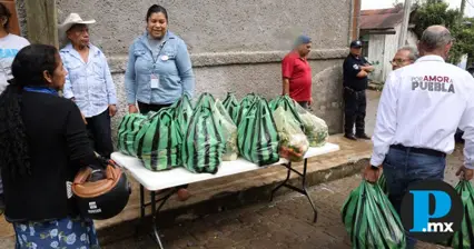 Puebla activa apoyo total a familias afectadas por lluvias en la Sierra Norte