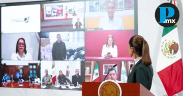 Más de 52 mil servidores apoyan tras lluvias, informa Sheinbaum