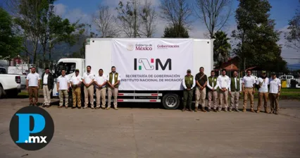 Migración se suma y apoya a Puebla tras lluvias en la Sierra Norte