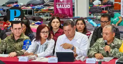 Diputados federales apoyan a Sedena en zonas inundadas de Puebla