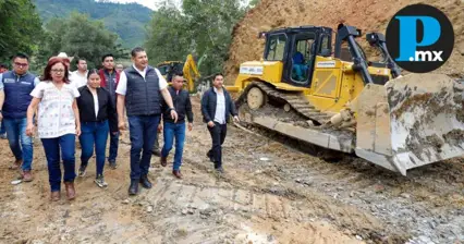 Armenta atiende derrumbes en Eloxochitlán y anuncia obras de conexión