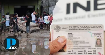 El INE anunció una campaña para reponer credenciales de elector para personas afectadas por las lluvias en la Sierra Norte de Puebla y otras entidades.