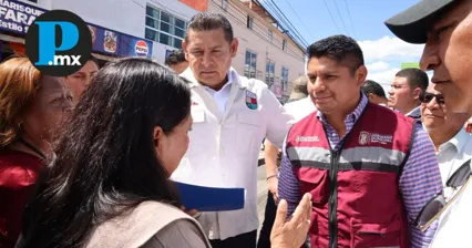 Avanzan obras en Camino Real y Zavaleta; Armenta promete cero baches