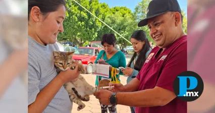 Cuautlancingo impulsa bienestar animal con vacunación y pláticas