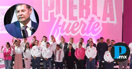 El encuentro “Puebla Rosa, Puebla Fuerte” reunió a representantes municipales, activistas y dirigentes partidistas