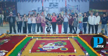 Inauguran Corredor de Ofrendas y exposición del Mictlán en San Pedro Cholula