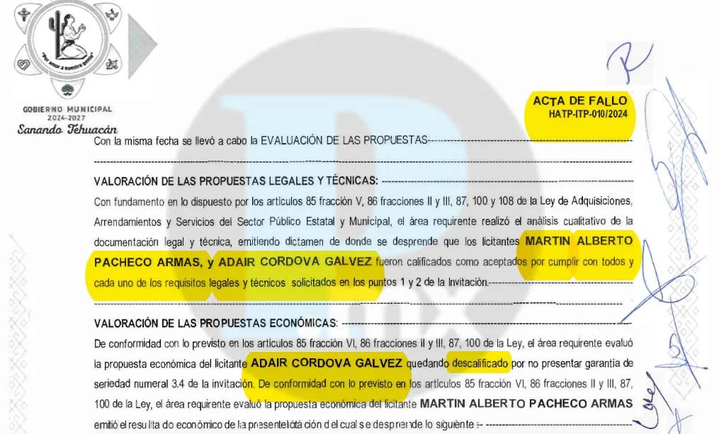 Fallo para el contrato de 2024