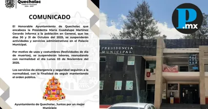 Las oficinas del Ayuntamiento permanecerán cerradas la mayor parte de la semana, afectando la atención de trámites y servicios administrativos