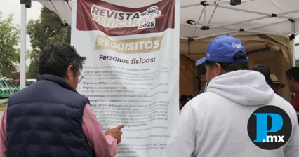 SMT advierte sanciones a quien no cumpla la revista vehicular en Puebla