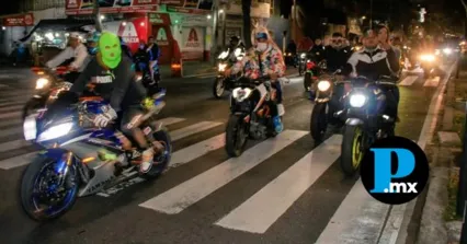 Infracciones y aseguramiento de vehículos durante Rodada del Terror en Puebla