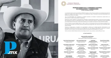 Gobernadores de la CONAGO condenan el asesinato del alcalde de Uruapan