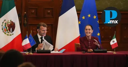 México y Francia refuerzan cooperación bilateral en Palacio Nacional