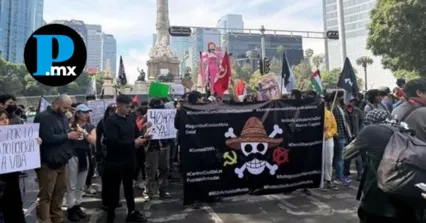 Marcha de la “Generación Z” termina en el Hemiciclo a Juárez tras bloqueo rumbo al Zócalo