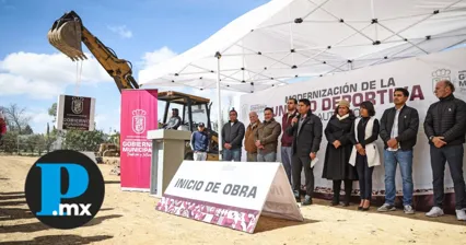 Inicia construcción del Deportivo Chautenco en Cuautlancingo