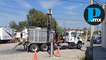 SOSAPACH realiza mantenimiento preventivo y atiende reporte de fuga en San Pedro Cholula