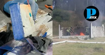 FGR incinera más de 203 kilos de droga asegurada en Puebla