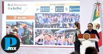 Como parte de las actividades, se realizaron intercambios de armas de fuego por dinero en efectivo de forma voluntaria.