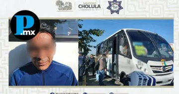 Acción coordinada permite el aseguramiento de un probable responsable relacionado con actos ilícitos en transporte público en San Pedro Cholula
