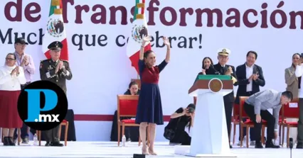 Aniversario 7 años de Transformación encabezado por la presidenta Claudia Sheinbaum en el Zócalo