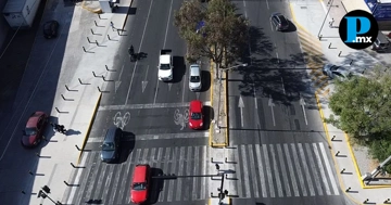 Modernizan intersecciones con más siniestros viales en Puebla