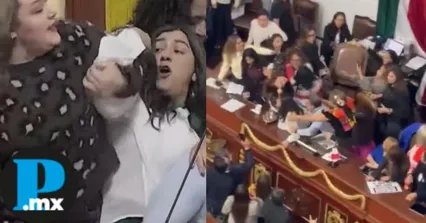 Congreso de CDMX suspende sesi&oacute;n por pelea entre diputados del PAN y Morena
