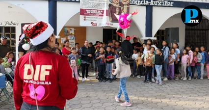 Juntas auxiliares de Sa Pedro Cholula celebran posadas comunitarias