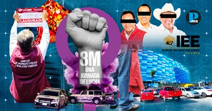 Marzo Rojo, violencia en Puebla, Abril de cambios, fuera la 28 de abril del Cuauht&eacute;moc