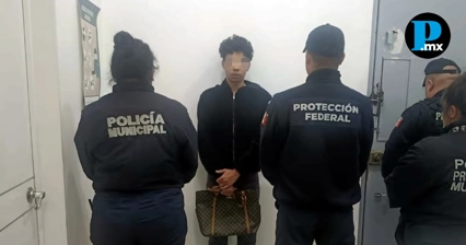 Detienen a hombre por robo en una tienda de Cuautlancingo