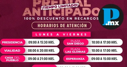 Gobierno de Cholula ampl&iacute;a beneficios por pago anticipado del predial