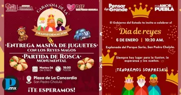 Los Reyes Magos repartir&aacute;n juguetes a las ni&ntilde;as y los ni&ntilde;os de San Pedro Cholula