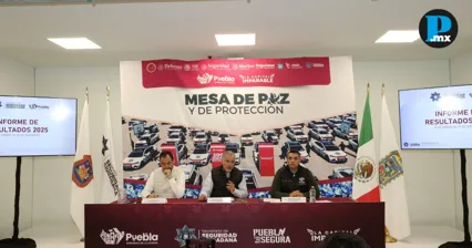 Puebla reduce 13% la incidencia delictiva en 2025, reporta Seguridad Ciudadana