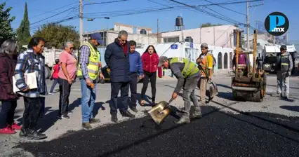 Verifican bacheo en vialidades de &Aacute;lamos Vista Hermosa