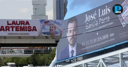 Espectaculares de Garc&iacute;a Parra y Laura Artemisa Garc&iacute;a no violan la ley: IEE