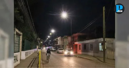 Avanza modernizaci&oacute;n de luminarias en San Pedro Cholula