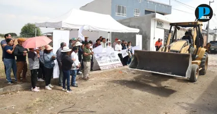 Inicia gobierno de Cuautlancingo pavimentaci&oacute;n en Almecatla con inversi&oacute;n de 2.9 millones