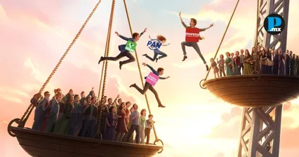 Militancia en Puebla: cinco partidos en decadencia; PAN se estanca y Morena crece 6200%