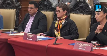 La regidora Georgina Ruiz Toledo durante la sesi&oacute;n de Cabildo donde se aval&oacute; la reestructura del Instituto de la Juventud.
