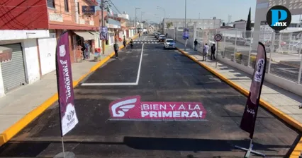 Invierten 18.9 mdp en calle Manuel Alonso&ndash;San Alfonso en Puebla