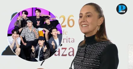 Claudia Sheinbaum pide a Corea del Sur m&aacute;s conciertos de BTS en M&eacute;xico