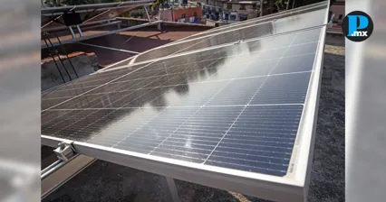 El Ayuntamiento instal&oacute; 20 paneles solares en la iglesia de la junta auxiliar de Sanctorum
