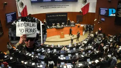 Reforma para disminuir la jornada laboral supera comisiones del Senado