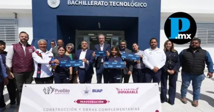 Pepe Chedraui inaugura el Bachillerato Tecnol&oacute;gico BUAP en San Pedro Zacachimalpa