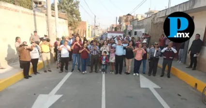 Gobierno de San Pedro Cholula entrega rehabilitaci&oacute;n de vialidades en San Mat&iacute;as Cocoyotla