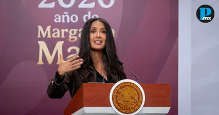 Salma Hayek agradece a Claudia Sheinbaum por apoyo al cine mexicano
