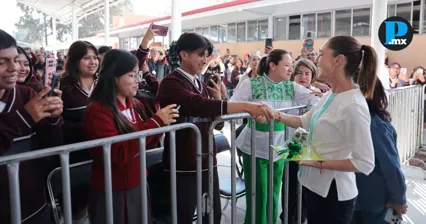 Sheinbaum inaugura ampliaci&oacute;n del Bachillerato Nacional Plantel San Pablo del Monte